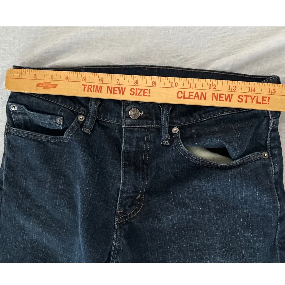 Levi's 511 Dark Wash Jeans Straight Leg Classic Fit Denim Pants‎ 31x32 Men's